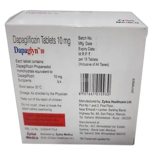 dapaglyn 10mg tablet 15's
